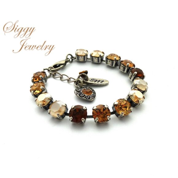 Swarovski® FRAPPUCCINO MINGLE Tennis Bracelet - Picture 4 of 8